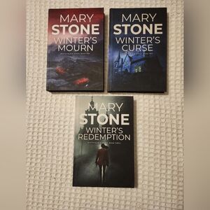 Winter Black Series Books By Mary Stone Hardback Set Of 3